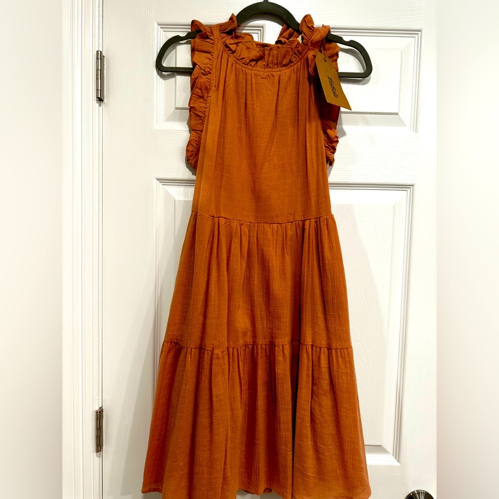 NWT Listicle Tiered Dress in Rose Size Small